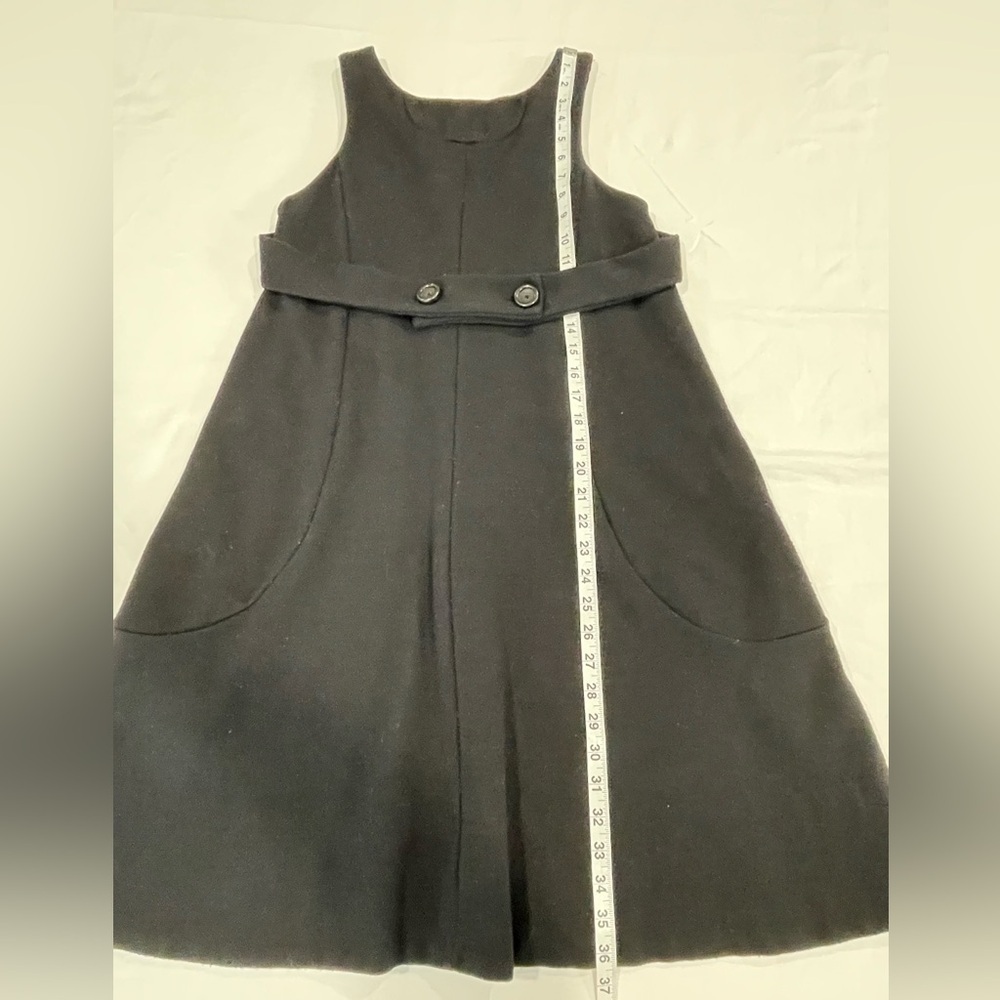 Marc Jacobs | Sleeveless Wool A-Line Dress | XS-S | Black - Picture 4 of 6